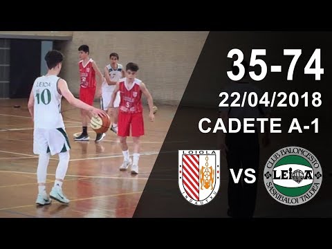 Loiola Indautxu v Leioa SBT - Resumen - Cadete A-1