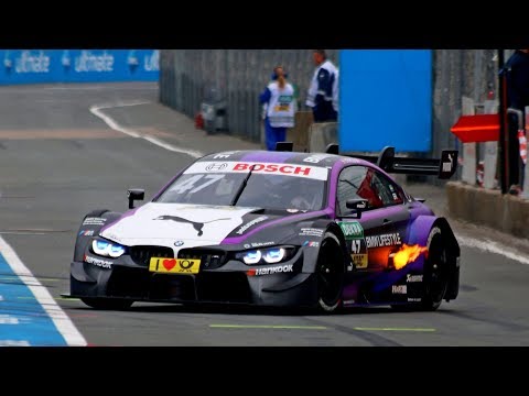 DTM Norisring 2018 - Rennen 2 - kleiner Crash Duval/Farfus - tolles Racing