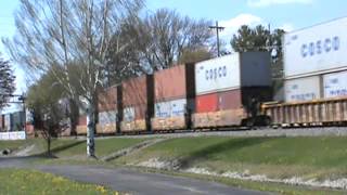 preview picture of video 'CN 8846 Dale, WI 4-14-12'