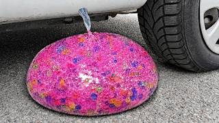 ORBEEZ COCA COLA BALLOON VS CAR, Coca Cola Zero, PowerAde, Fanta, Sprite, Fruko and Mentos Diff Unde