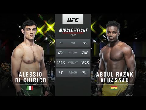 Ufc Vegas 35: Abdul Razak Alhassan vs Alessio Di Chirico I Ultra Slow Mo Highlight