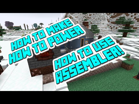 How to Make Power and Use Assembler Immersive Engineering EP 11 Minecraft 1.20 #minecraft