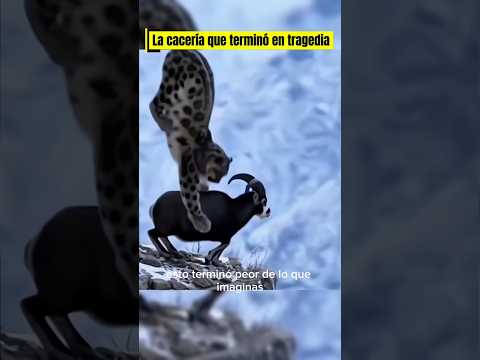 La cacería que terminó en tragedia #sohrts #animales #animals #leopard #cabra #curiosidades #nature