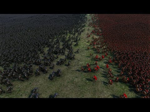 10.000 URUK HAI vs 10.000 SPARTANS - Ultimate Epic Battle Simulator