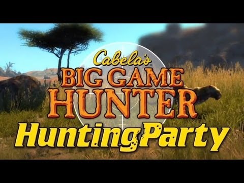 cabela's big game hunter hunting party with gun for xbox 360 kinect