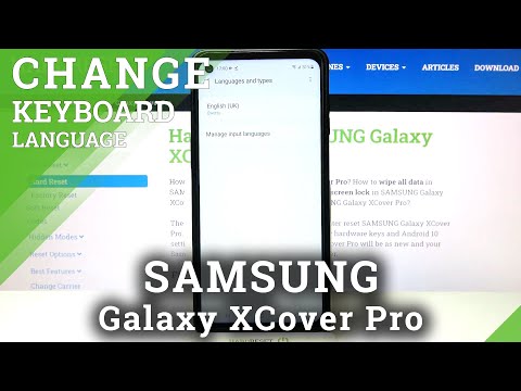 How to Change Keyboard Language on SAMSUNG Galaxy XCover Pro – Change Input Language