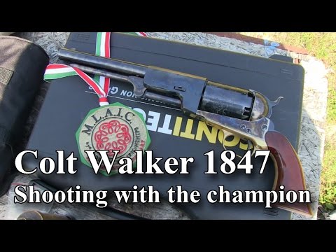 The 1847 Walker revolver - shooting with the champion