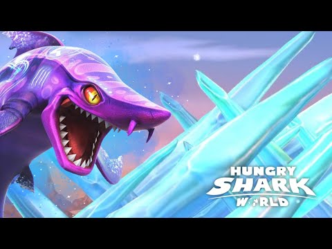DARK MAGIC SHARK LIVE CONTEST! MOST GOLD COLLECTED IN ARCTIC OCEAN - Hungry Shark World