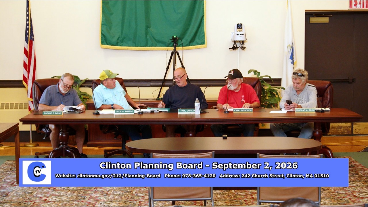 From the Planning Board