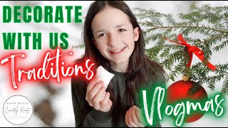 DECORATE THE CHRISTMAS TREE WITH US! | VLOGMAS 2022