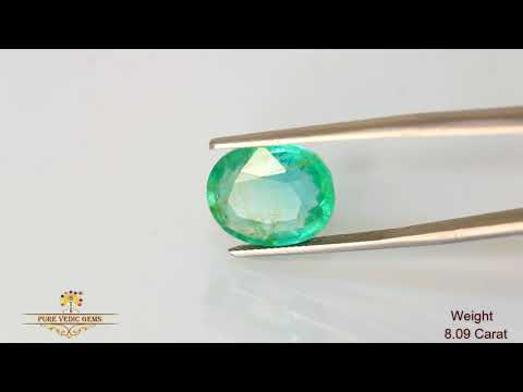 Emerald 8.09ct. (Super Premium) video