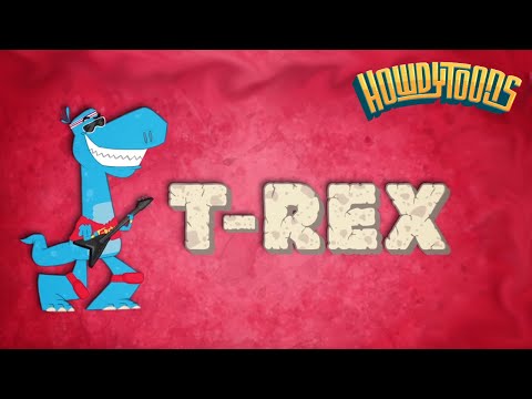 T-Rex Tyrannosaurus Rex - Dinosaur Songs from Dinostory by Howdytoons Original version