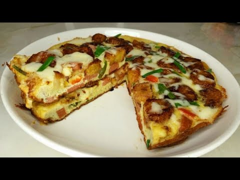 Plantain & Egg Pizza/Plantain Fritata Recipe @tastynfresh