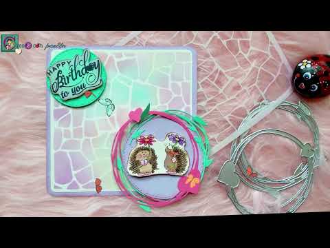 Dandelion Plastic Embossing Folder