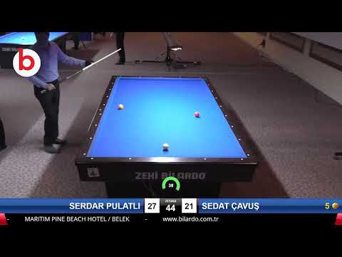 SERDAR PULATLI & SEDAT ÇAVUŞ Bilardo Maçı - 2020 TK 1.ETAP ANTALYA-3.TUR