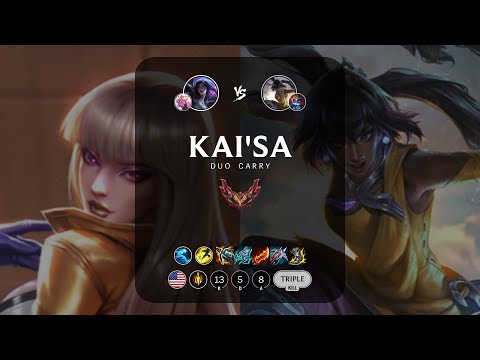 Kai'Sa ADC vs Nilah - NA Grandmaster Patch 12.22