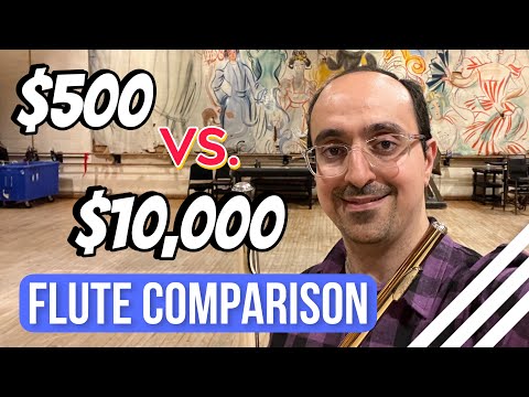 $10,000 vs. $500 Flute Comparison - Which one do you prefer?