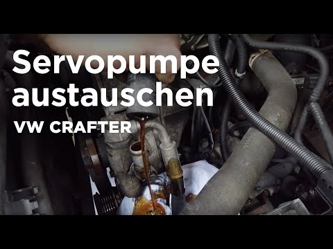 Servopumpe austauschen VW Crafter