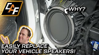 Better sound made easy! Simple speaker upgrade, step-by-step