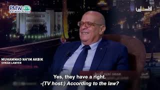 Na'im Akbik saying Hamas rightfully took hostages