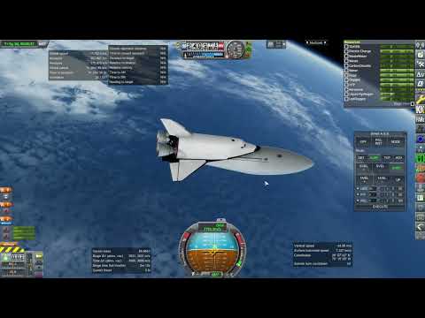Kerbal Space Program 1.8.1 with RO - MAKS and the Orion Carrier Plane