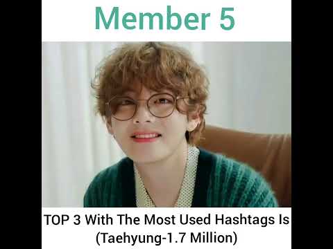 BTS Members With The Most Hashtags On YouTube Of AllTie For First Half 2022!