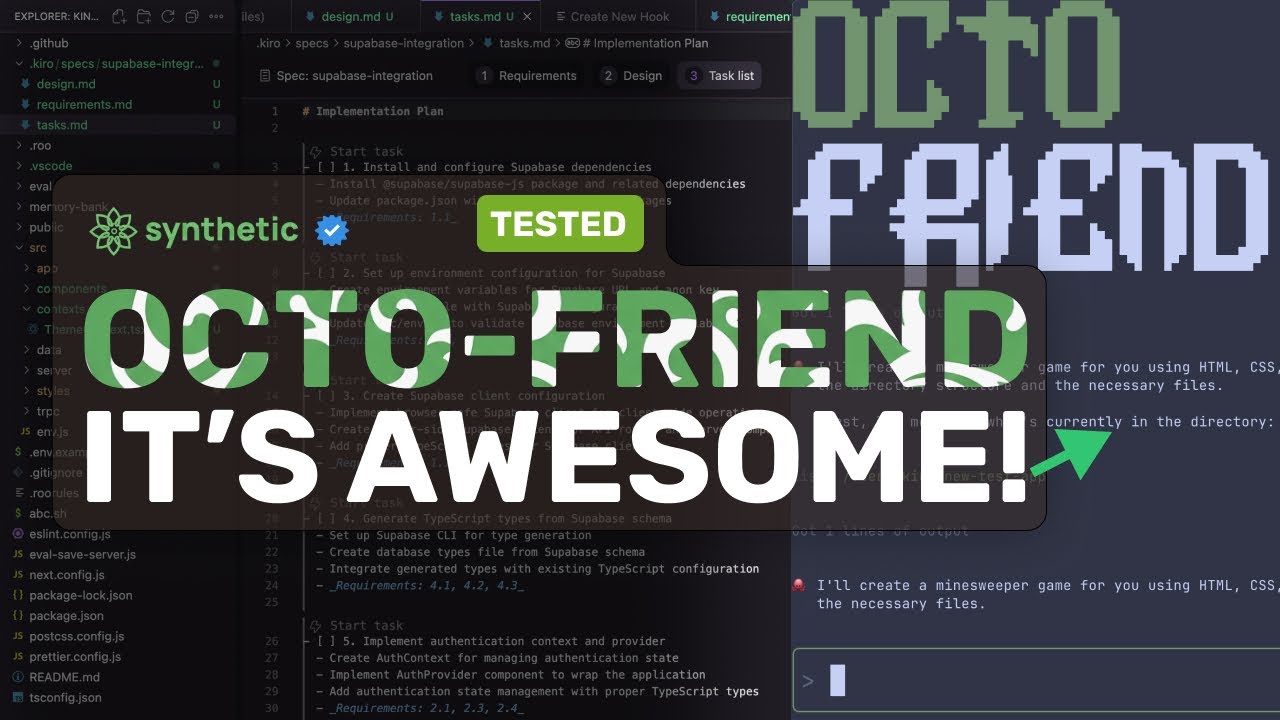 Octofriend + GLM 4.5: This AI Coder is ACTUALLY DIFFERENT & AMAZING!
