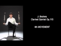 Alexander Bedenko plays Johannes Brahms clarinet quintet Op.115