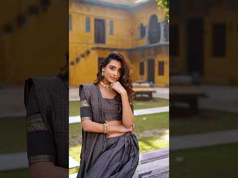 Rust Orange Elegant Stitched Chettinad Cotton Lehenga with Checks & Zari Weaving – Traditional Festive Wear Set