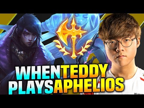 WHEN TEDDY PLAYS APHELIOS! - SKT T1 Teddy Plays Aphelios vs Ezreal ADC! | Season 2020 KR SoloQ