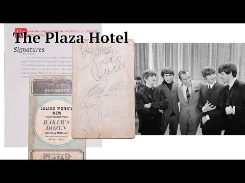 The Beatles First US Autographs from The Plaza Hotel in 1964