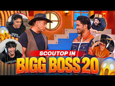 SCOUT IN BIGG BOSS 18 - RNTX Creators REACT! | Ep. 1 🔥