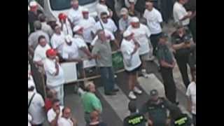 Protesta santanera en Beas de Segura