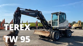 TEREX TW95 wheel excavator for sale image 4 TEREX TW95 wheel excavator image 4