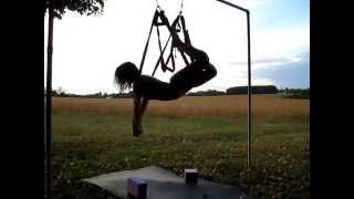 preview picture of video 'Yoga Swing All Levels Pelvic Nest Inversions 2014'
