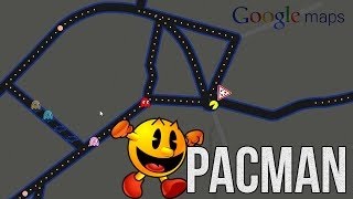 preview picture of video 'Pac Man sur Google Maps/Play Pac Man on Google Maps .!!.2015'