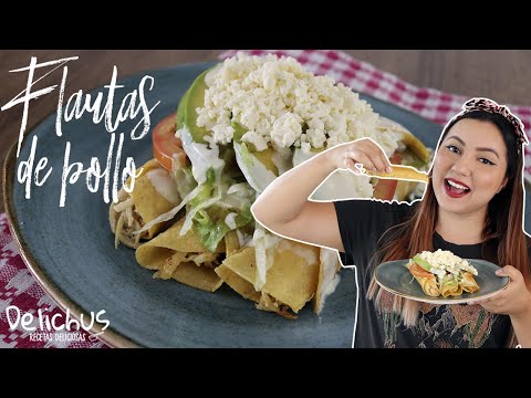 LAS MEJORES FLAUTAS DE POLLO | SUPER FÁCILES Y DELICIOSAS