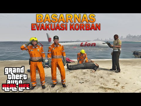 PENCARIAN KORBAN PESAWAT LION AIR JATUH  - GTA 5 TIM SAR