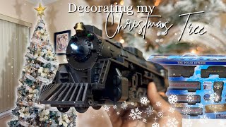Decorating My Christmas Tree + Unboxing Polar Express Train Set