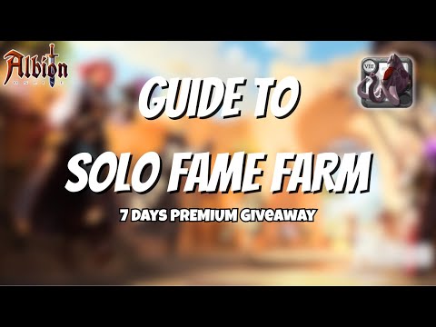 Ultimate Guide to Solo Fame Farm | Basics | PVE Builds | Veteran Tips | Giveaway | Albion Online