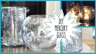 DIY | Faux Mercury Glass (Pottery Barn Inspired)