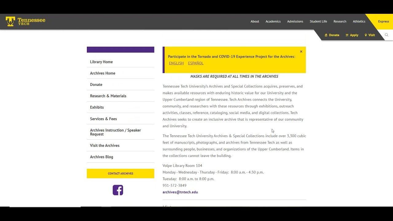 Using Archives' Website Search Features Tutorial
