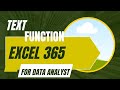 Excel 365 Text Function Timestamps Every Data Analyst Needs