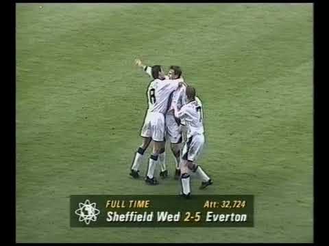 Sheffield Wednesday 2 Everton 5- 27th Apr 1996