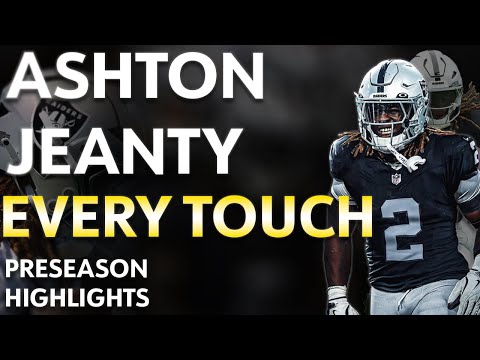 Ashton Jeanty Full Preseason Highlights 🔥 | NFL Preseason 2025