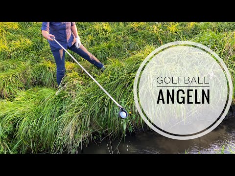 Angeln eines Golfballs