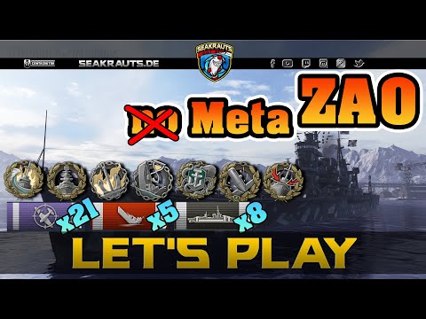 Let's Play + Code Giveaway - ZAO [T10 CA] - How to Play It Right! - World of Warships [German]