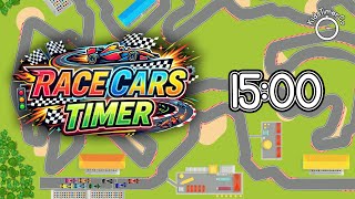 15 Minute Race Cars Timer - Kids Visual Timer