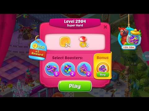 Homescapes Level 3023 Gameplay Story [ ASMR NO BOOSTERS ]