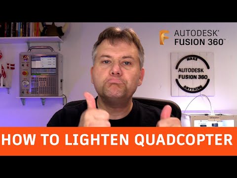 Fusion 360 — Shape Optimize QuadCopter — Ask LarsLive